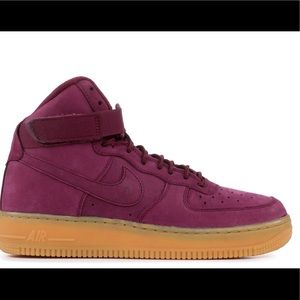 Nike Air Force 1 WB gs ‘Bordeaux’ limited edition, size 7, no damages or defects